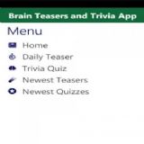 Download Brain Teasers and Trivia App Cell Phone Software